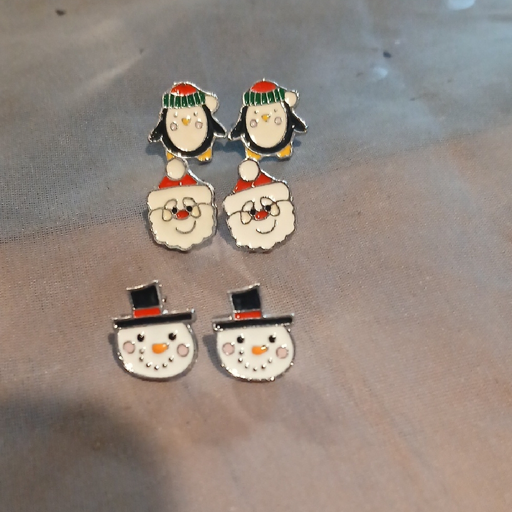 Paparazzi Red and Green Snowman Jewelry Set